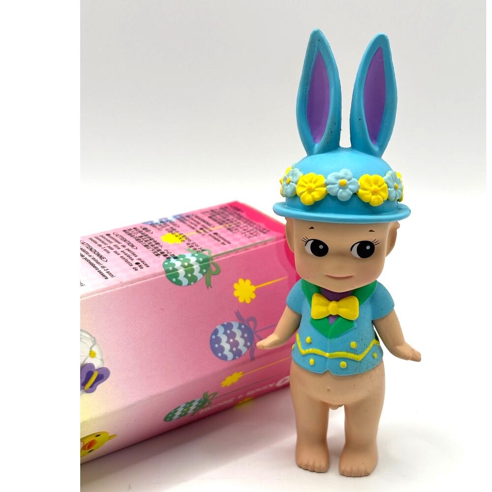 Authentic Sonny Angel Blue EasterRabbit/Bunny Figure, Easter Series - NEW